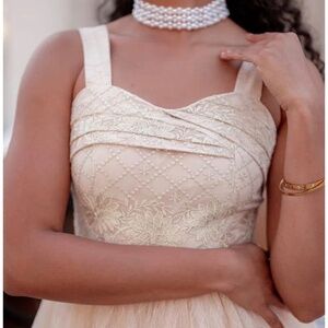 NWT JessaKae Brigette Dress (Moonlit Ivory) 6X